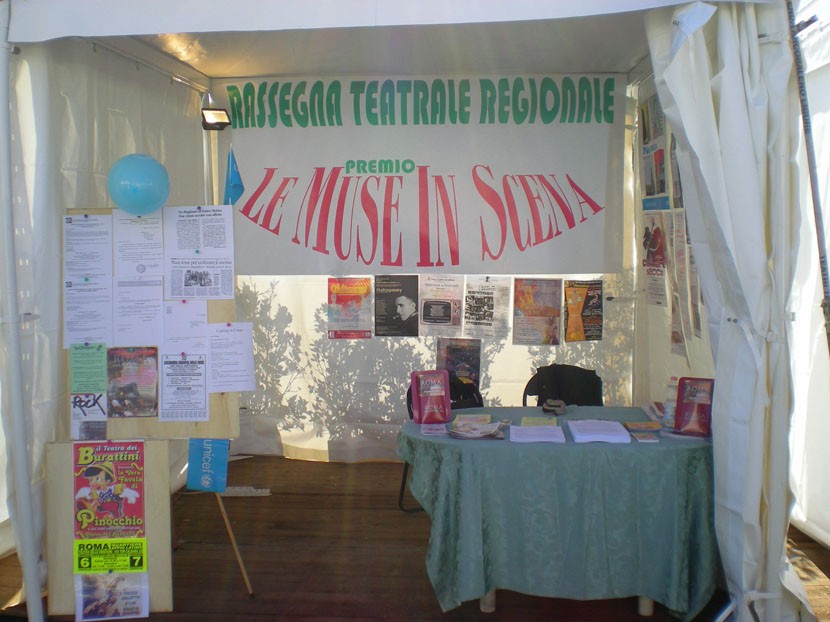 Stand allestito de "Le Muse In Scena" 